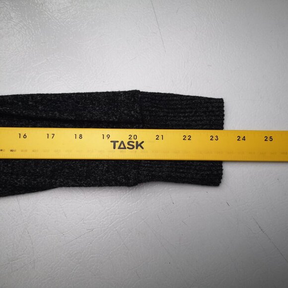 Cleo Ladies Size XS Black with Specs of Grey Lightweight Cowl Neck Sweater - Picture 8 of 9